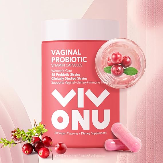 Women's Probiotic,Prebiotics & Lactobacillus Probiotic Blend,60 Billion CFUs,18 Strains,Help Women's Health,Boost Immune,Digestive,Gut,Promote Healthy Vaginal Odor & Vaginal Flora